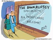 business financial bankruptcy credit city cartoon 1002