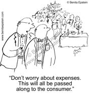 funny business cartoon expenses consumer 1506