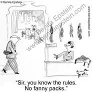 funny business cartoon conference room rules fanny packs 1492