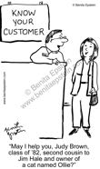 funny business cartoon know customer owner 1493