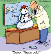 holiday doctor christmas exam snowman cold cartoon 1039