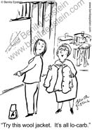 woman clothes shopping locarb jacket cartoon 1298