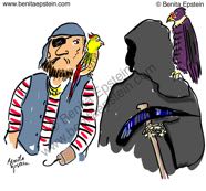 pirate parrot grom reaper vulture cartoon 1237