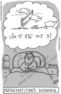 funny scientist mathematics counting sheep mathematician insomnia cartoons cartoon 1614